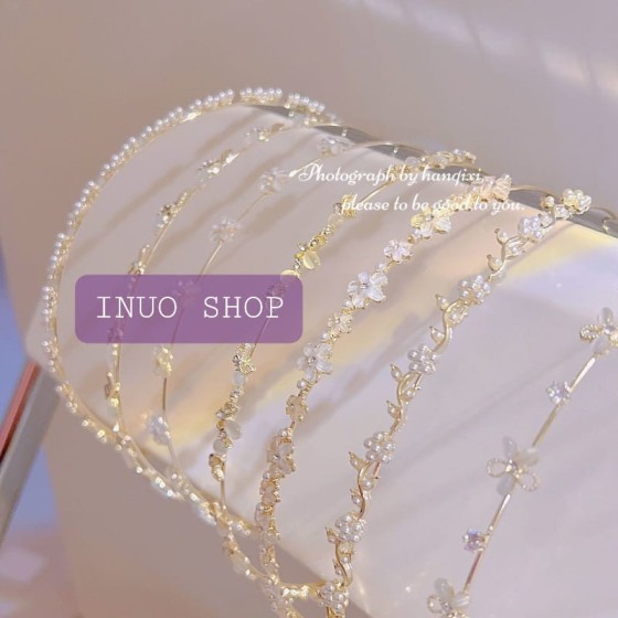 Diadema vintage de flores ,Accesorio de cabello estilo coreano